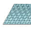 Tapis bleu ciel/noir en laine géométrique-2088917549