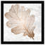 Chêne feuille de cuivre, chêne rétro encadré de bronze moderne - impression sur toile-72507058-72507054