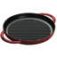 Staub 10.24 in. Cast Iron Round Grill Pan-14413002