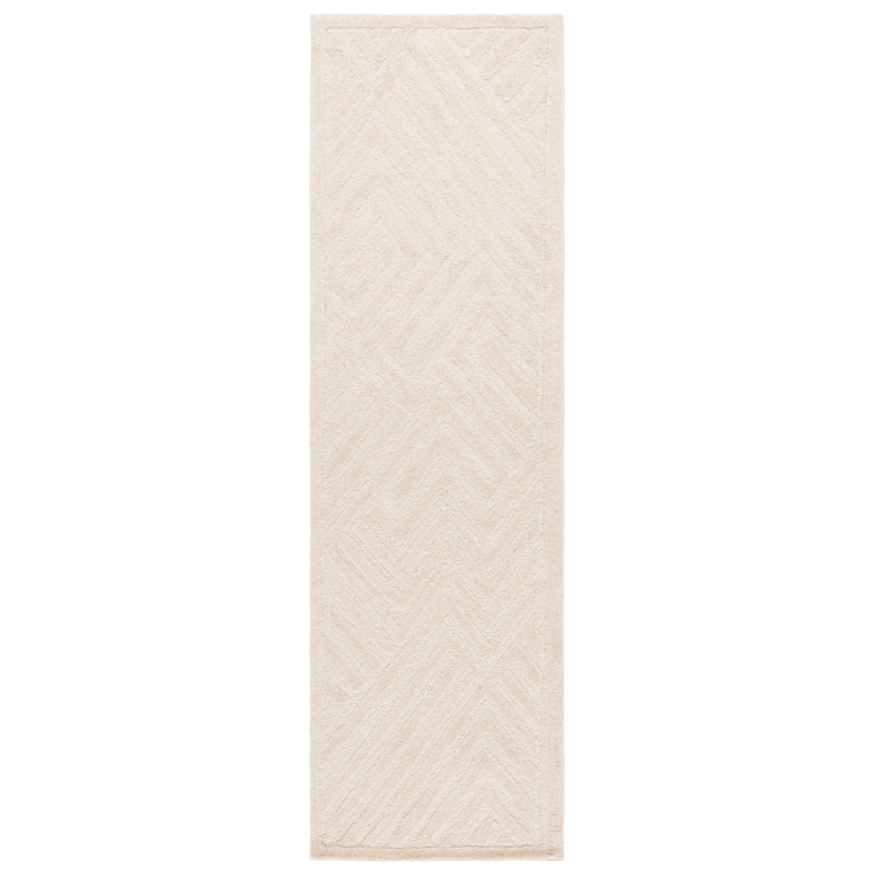 Tapis ivoire Mykonos 402, Tapis de couloir 2 pi 3 po x 8 pi