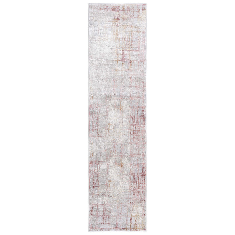 Milstein 500 Performance Geometric Rug, Runner 2' x 8'