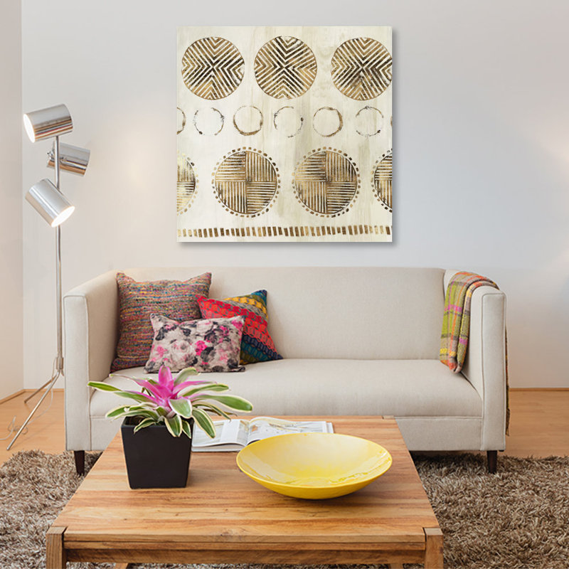 « africain pattern », impression sur toile, H 48 po x l 48 po x P 1,5 po
