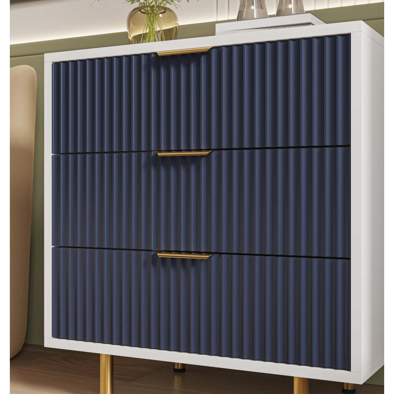 Commode 3 tiroirs pour chambre à coucher