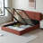 Juanetta Hydraulic Lift Up Storage Wingback Upholstered Platform Bed-924078025-881796717