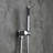 Lima 2 Way Shower Set with Round Chromed Brass Shower Head