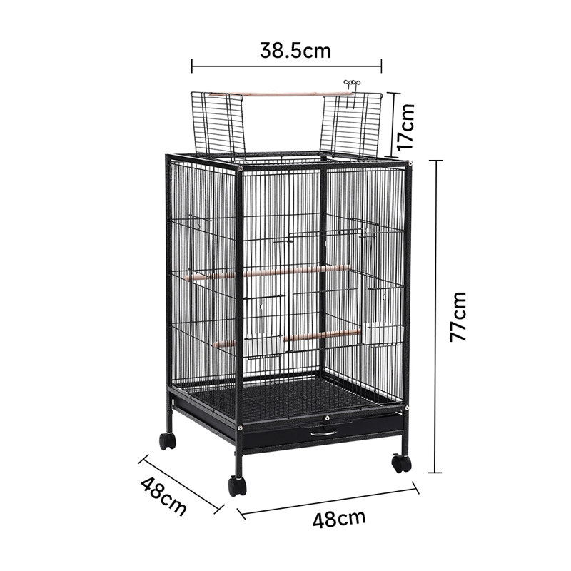77cm Metal Floor Bird Cage