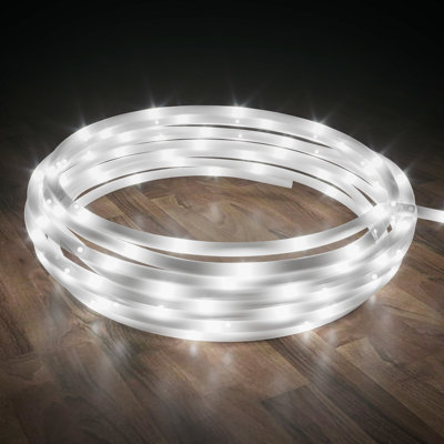 Adrienne Outdoor 100 - Bulb 428.4'' Solar Powered LED Rope String Light