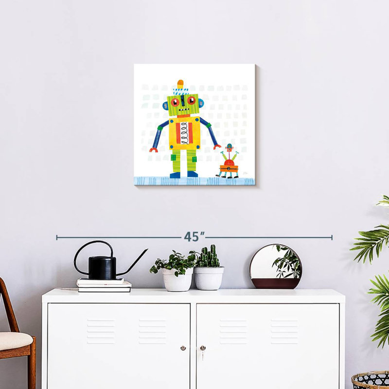 Ashelle Robot Party IV, 20" H x 20" W