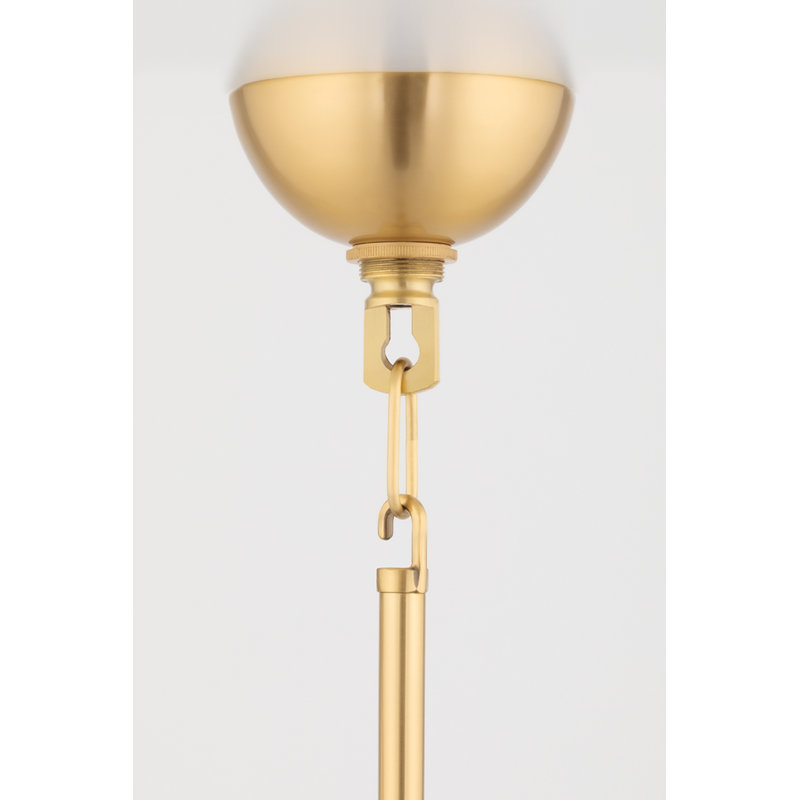 Harlem 6 - Light Chandelier, Aged Brass