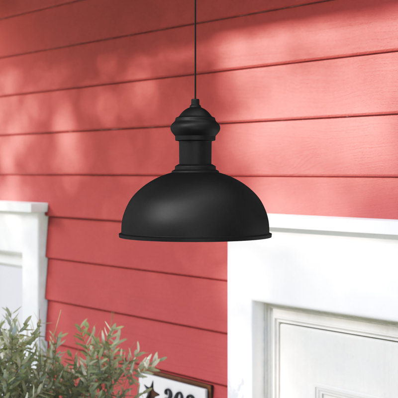 Harriett Outdoor Pendant, 10" H x 9.25" W x 9.25" D, Oil Burnished Bronze
