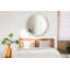 Huldar Glass Flat Wall Mirror