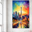 La tour du CN, Toronto, Ontario, Canada V2 - peinture sur toile tendue-88069203