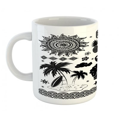 Grande tasse à café bar tiki