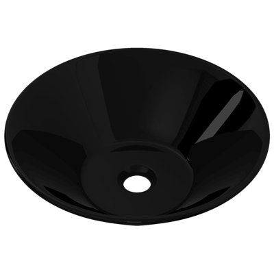 Ebern Designs Brancaccio 310mm L x 3660mm W Ceramic Circular Sink