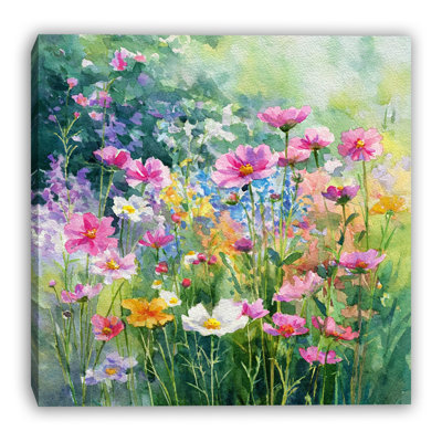 Art mural doux sur toile tendue