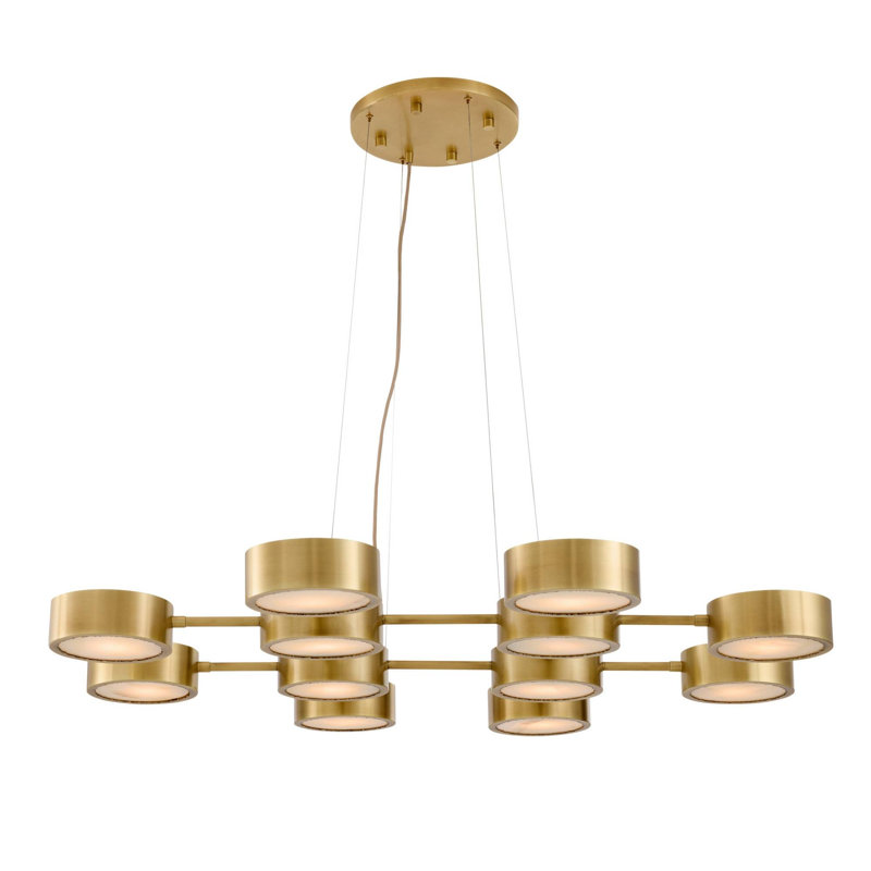 Wright Grid Chandelier