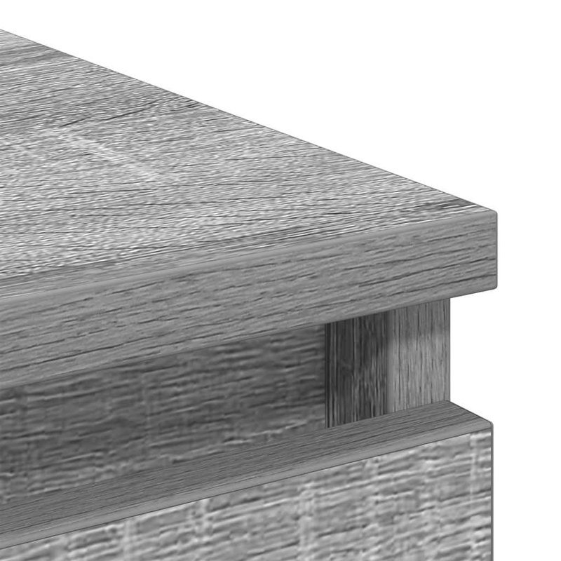 Sideboard 37.5X35x76 Cm Engineered Wood, Grey Sonoma