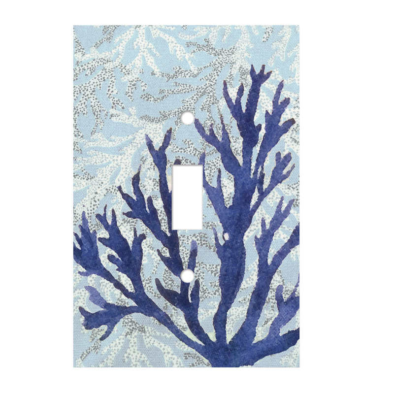 Coral Standard Ceramic Switchplate