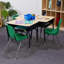 Chaise de classe empilable-129466327
