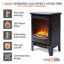 Warmlite Jesmond Log Fire Stove, 1850W