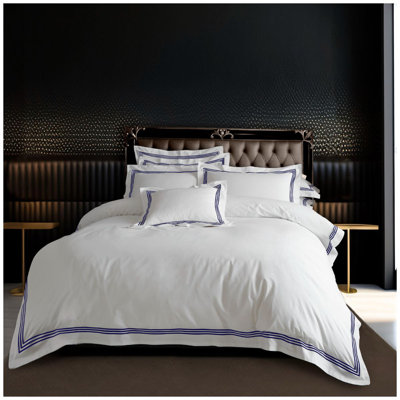 Cotton Blend Duvet Cover with Pillowcases