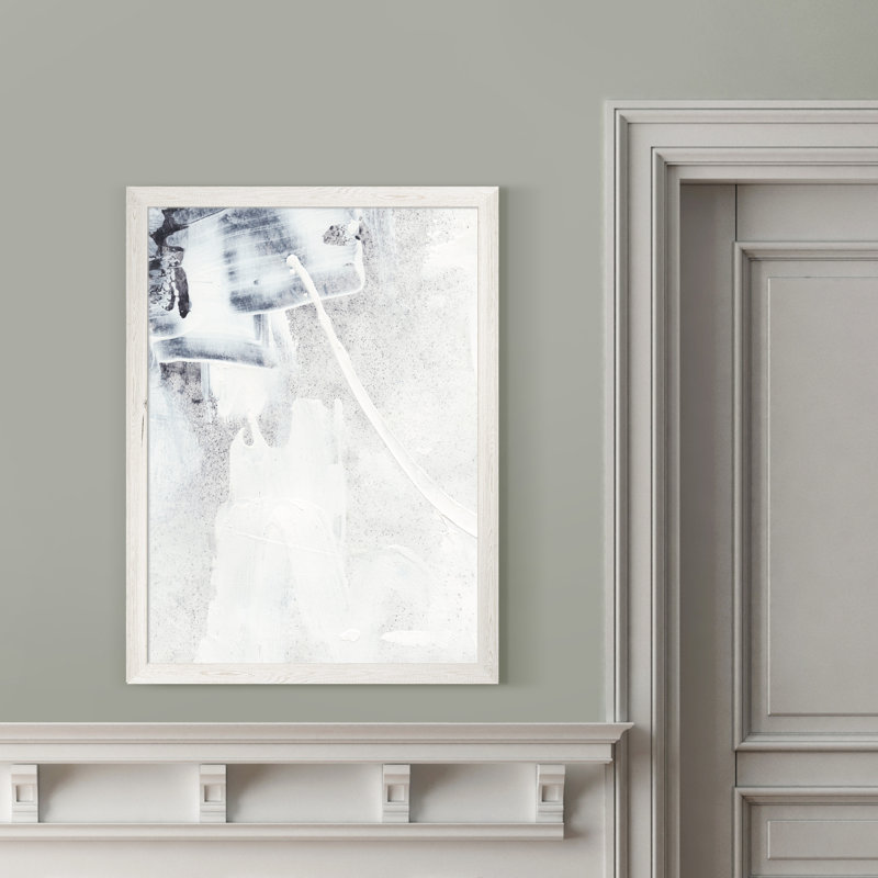 «Fire and Ice I» par Paul Cezanne - reproduction d'art encadrée, H 28 po x l 38 po x P 1,3 po, Toile avec cadre blanc