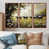 Toile avec cadre flottant brun