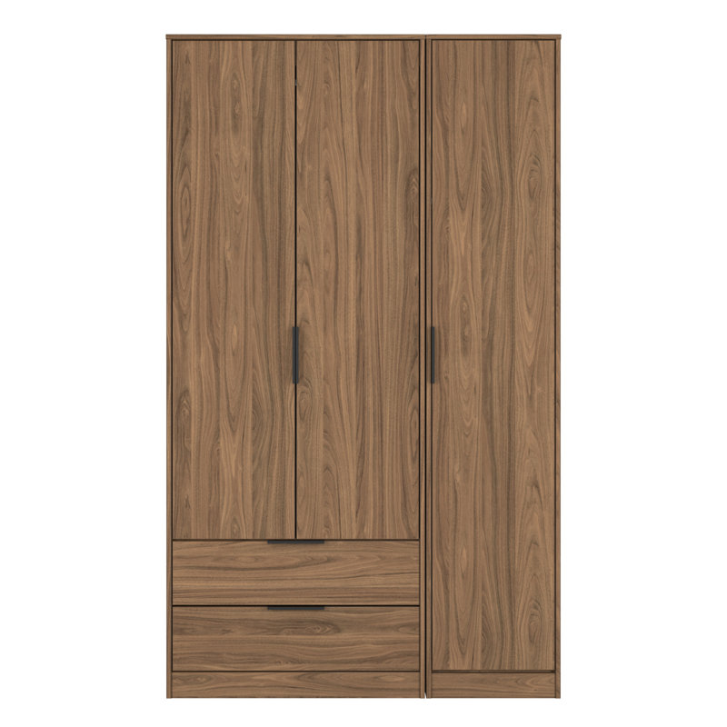 Bonnelle Manufactured Wood Wardrobe, Carini Walnut
