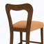 Ensemble de 2 tabourets de comptoir sans accoudoirs (noyer + caramel)-581478052