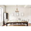 Lustre classique / traditionnel à 5 lumières de style bougie avec détails en cristal Ashmin-20209440