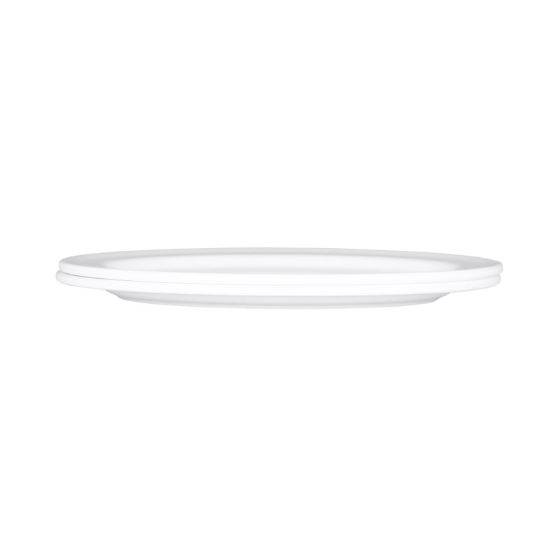 Elite Global Solutions Platter, White, 0.75" H x 12.75" W x 8.75" D