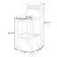 Chaise basse en noyer (lot de 4)-342699460-342699461-342699513