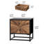 19cm W Iron Bedside Table