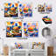 Pop Art Hamburger Brilliance IV - ensemble de 2 impressions murales en métal alimentaire-1047879568