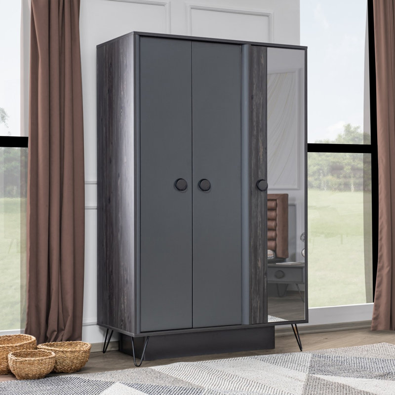 Darreio 49.21 in. Wide Kids Armoire