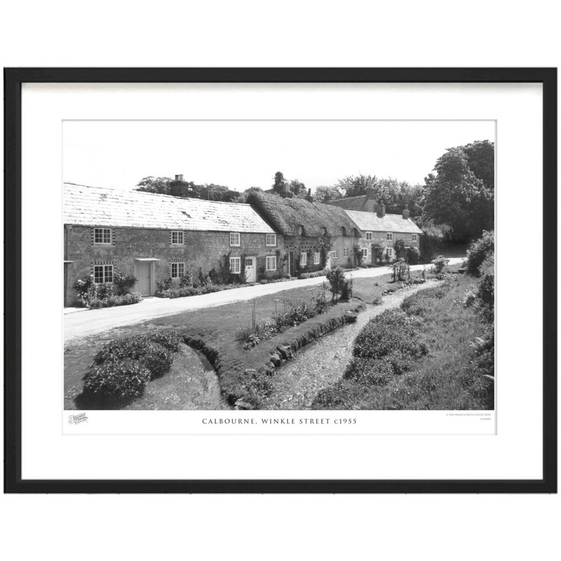 Calbourne, Winkle Street C1955 - Single Picture Frame Print, 45cm H x 60cm W x 2.3cm D