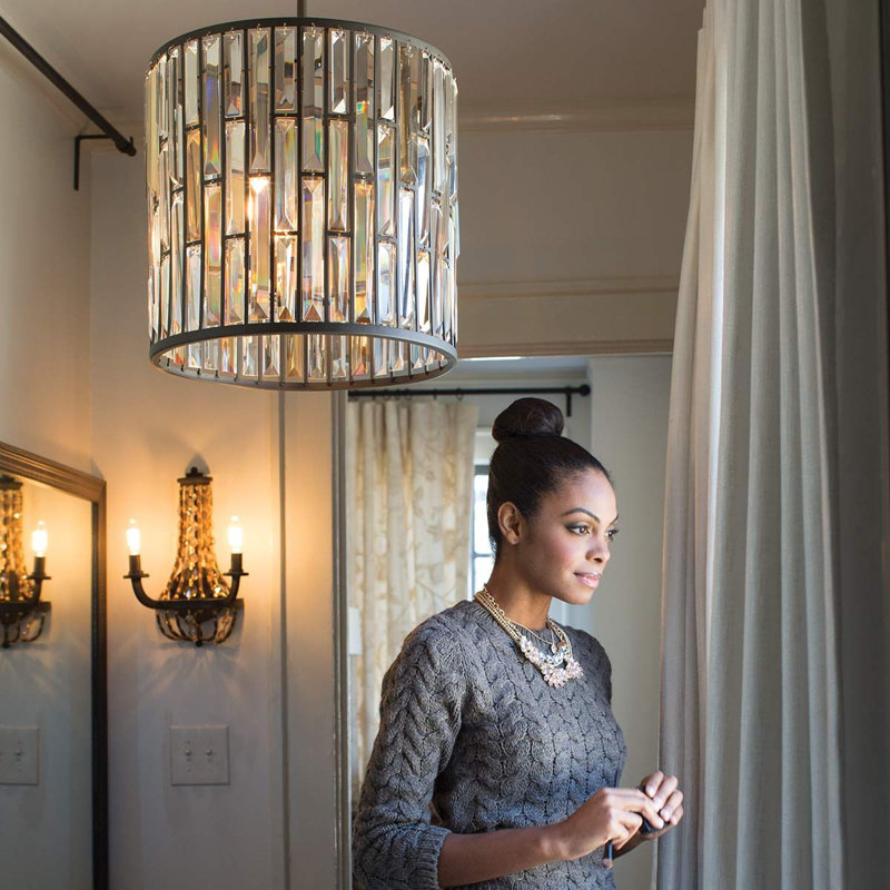 Ernberg 1 - Light Drum Pendant, Vintage Bronze
