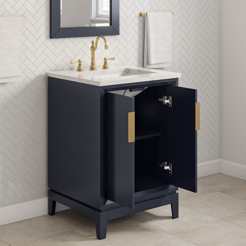 24" Single Bathroom Vanity Set, Monarch Blue