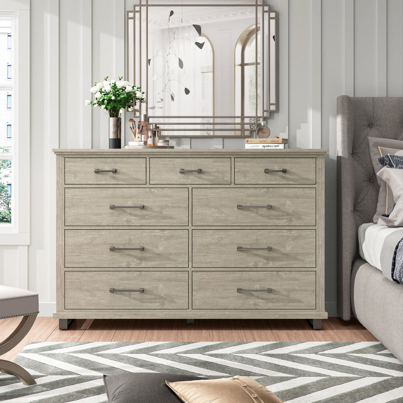 Jaddiel 64'' W 9 - Drawer Dresser, Wooden