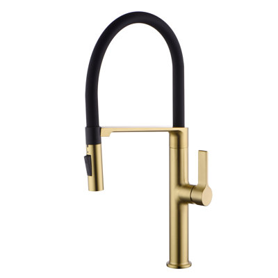 SUMERAIN Lead Free Pull Down Kitchen Faucet with Dual Mode and Magnetic Docking