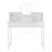 Nyziah 39.4" W Vanity With Mirror