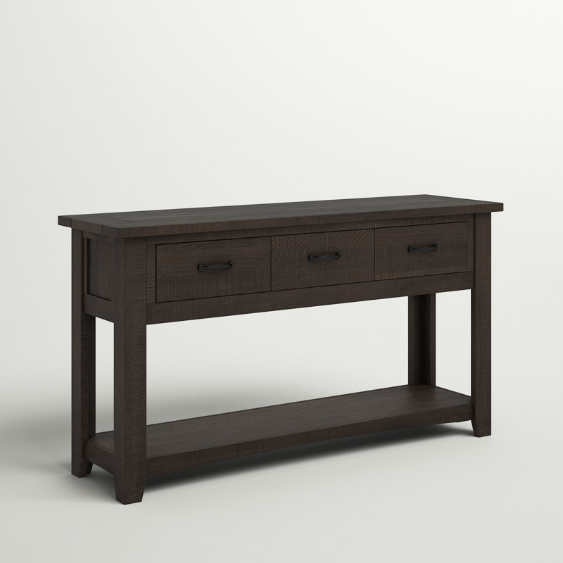 Console en bois massif 55 po Tadyn, Espresso