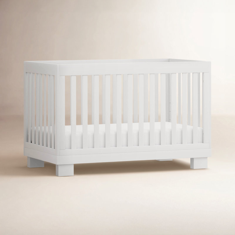 Modo 3-in-1 Convertible Crib, White