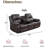 Lysi Faux Leather Recliner-34555492