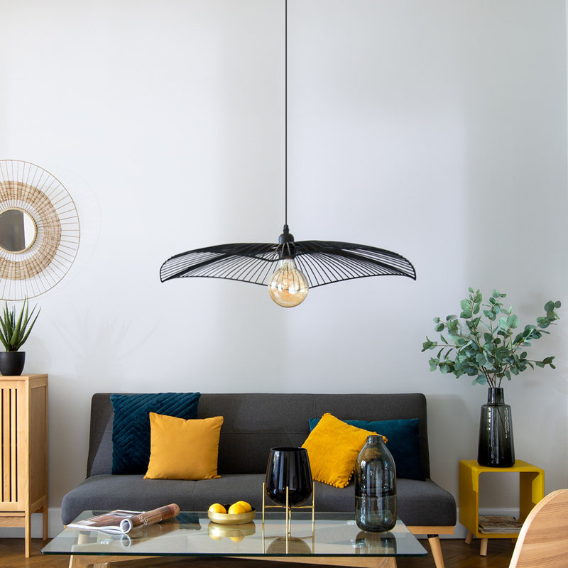 Susie 1 - Light Black Unique/Statement Pendant