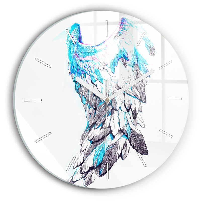Glass Wall Clock