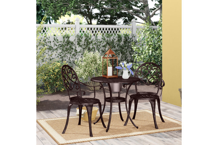 Alcott Hill® Chestnut Street 3 Piece Bistro Set