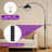 80.3 Inch Tall Aluminum Canopy Arched Floor Lamp With Foot Switch And Remote Control Switch-64238643