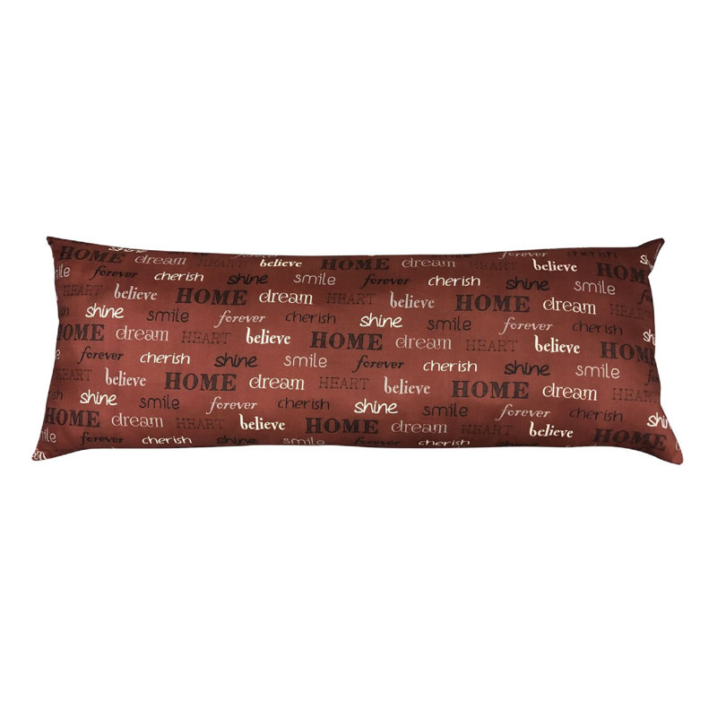 Coussin Stapp Inspire, Vin, 18 po x 48 po, Rectangle