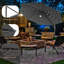 Luna 11' Lighted Cantilever Umbrella-2011128193